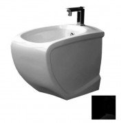 Биде напольное Hidra Hi-Line 38х54,5 см санфаянс черный глянцевый HI14 009 nero lucido