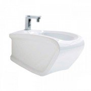 Біде підвісне Hidra Hi-Line 38х54,5 см санфаянс білий глянцевий HIW14 001 bianco lucido