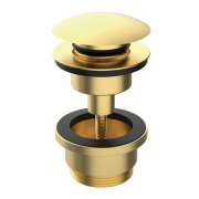 Донный клапан для раковины GRB Valvuleria Clic-Clac Big латунь матовое золото 05055017