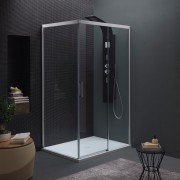 Душова кабіна Kolpa San Montes TK 120X80/K-R права профіль хром/прозоре скло 514420