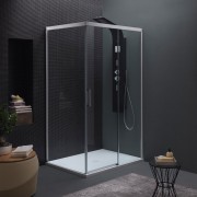 Душова кабіна Kolpa San Montes TK 140X90/K-R права профіль хром/прозоре скло 514400