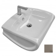 Раковина для ванної Hidra Hi-Line підвісна 65х51,5 см санфаянс білий/срібло HI19 014 bianco/platino