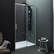 Душевая дверь Kolpa-San Montes TV/S 140/K-R 140х200 см правая профиль хром/прозрачное стекло 514460