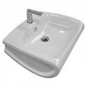 Раковина для ванной Hidra Hi-Line подвесная 65х51,5 см санфаянс белый глянцевый HI19 001 bianco lucido