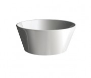 Раковина для ванной Hidra Wire накладная Ø43 см санфаянс белый глянцевый W1 001 bianco lucido