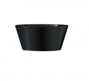 Раковина для ванної Hidra Wire накладна Ø43 см санфаянс чорний матовий W1 026 nero mat