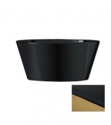 Раковина для ванной Hidra Wire накладная Ø43 см санфаянс черный/золото W1 020 nero/oro