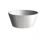 Раковина для ванной Hidra Wire накладная Ø43 см санфаянс белый матовый W1 006 bianco matt