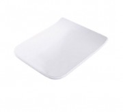Сиденье с крышкой для унитаза Hidra Faster Kiub soft-close белый глянцевый KIZQ 001 bianco lucido