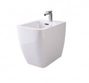 Биде напольное Hidra Faster Kiub 36,5х54 см санфаянс белый глянцевый KI14 001 bianco lucido
