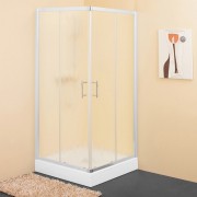 Душова кабіна Kolpa San SQ Line TKK 80X90/CH профіль срібний/скло шиншила 511340