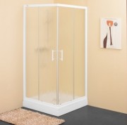 Душова кабіна Kolpa San SQ Line TKK 80X100/CH профіль білий/скло шиншила 511290