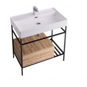 Консоль для раковини Hidra Faster Kiub 81х46 см дуб рустикаль KSCG80 110 rovere rustico