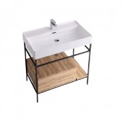 Консоль для раковини Hidra Faster Kiub 81х46 см дуб рустикаль KSCP80 110 rovere rustico