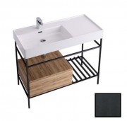 Консоль для раковини Hidra Faster Kiub 101х46 см чорний матовий KSCG100 113 legno laccato nero matt