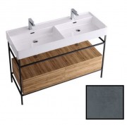 Консоль для раковини Hidra Faster Kiub 121х46 см темний бетон KS2C120 112 cemento scuro