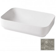 Раковина для ванної Hidra Gio Evolution 60,5х40 см санфаянс сірий мармур G40E 100 ceppo di gre