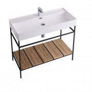 Консоль для раковини Hidra Faster Kiub 101х46 см дуб рустикаль KSP100 110 rovere rustico