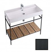 Консоль для раковини Hidra Faster Kiub 101х46 см чорний матовий KSP100 113 legno laccato nero matt