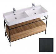 Консоль для раковины Hidra Faster Kiub 121х46 см черный матовый KS2C120 113 legno laccato nero matt