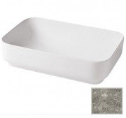 Раковина для ванної Hidra Gio Evolution 60,5х40 см санфаянс сірий мармур G40E 100 ceppo di gre