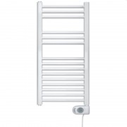 Електричний полотенцесушитель Zehnder Aura 786x400 мм 300 Вт зі шнуром білий PBEZ-080-40-MQ-SC