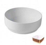 Раковина для ванної Hidra Gio Evolution Ø42 см білий/рожеве золото G42E 063 bianco/oro rosa