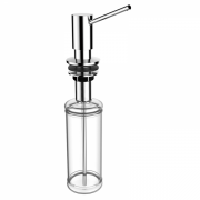 Дозатор рідкого мила GRB Cocinas латунь / ABS-пластик хром / прозорий 05090004