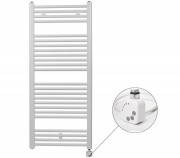 Електричний полотенцесушитель Zehnder Virando 1226x600 мм 600 Вт приховане підключення білий AB-120-060-9016-HEC-HID