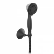 Ручний душ на тримачі GRB Hidromasaje 1866 чорний 050922