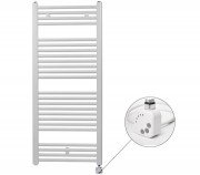 Электрический полотенцесушитель Zehnder Virando 1226x600 мм 600 Вт скрытое подключение белый AB-120-060-9016-HEC-HID