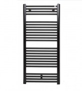 Рушникосушарка водяна Zehnder Virando 50х122,6 см чорний матовий AB-120-050-05-9017