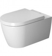 Унитаз подвесной с крышкой Duravit ME by Starck Rimless 37х48 см керамика белый 45300900A1