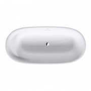 Ванна Duravit Cape Cod из искусственного камня DuraSolid 185,5х88,5 см белый 700330000000000