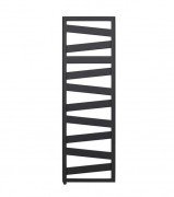 Рушників водяна Zehnder Virando 50х122,6 см чорний RB-130-050-9017