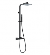 Душова стійка Ponsi Italia R з термостатом чорний матовий BN COL K QTRM 0011