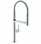 Смеситель для кухни Nobili Rubinetterie Move однорычажный с выдвижной лейкой хром MV92300/50CR