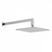 Верхній душ зі стелі GRB Hidromasaje Square Inox з посиленим кронштейном хром 05027013