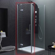 Душові двері Kolpa-San Taurus TV 120/K-L ліва 120х200 см профіль хром/прозоре скло 514720