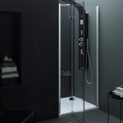 Душові двері Kolpa-San Taurus TV/S 100/K-R права 100х200 см профіль хром/прозоре скло 514610