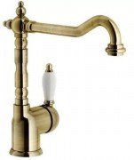 Смеситель для кухни Nobili Rubinetterie Antica однорычажный бронза AT18113BR