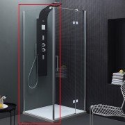 Стенка душевая Kolpa-San Taurus TSV 90/K 90х200 см профиль хром/прозрачное стекло 514670