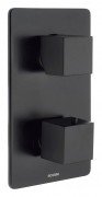 Термостат для душа скрытого монтажа Bossini Cube черный матовый Z00061000073005