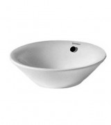 Раковина для ванної Duravit Starck 1 накладна Ø33 см кераміка білий 0408330000