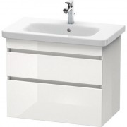 Тумба под раковину Duravit DuraStyle подвесная 73х44,8 см ДСП белый глянцевый DS648102222