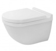 Унитаз подвесной Duravit Starck 3 Rimless 36,5х54 см керамика белый 2527090000