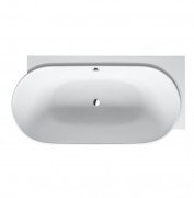 Ванна Duravit Luv из искусственного камня DuraSolid 185х95 см угол справа белый 700432000000000