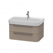 Тумба під раковину Duravit Happy D.2 підвісна 77,5х48 см ДСП льон H2636507575