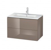Тумба под раковину Duravit L-Cube подвесная 82х48,1 см ДСП капучино LC624108686