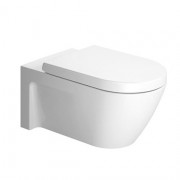 Унітаз підвісний Duravit Starck 2 37,5х62 см кераміка білий 2533090000